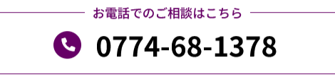 電話番号0774-68-1378